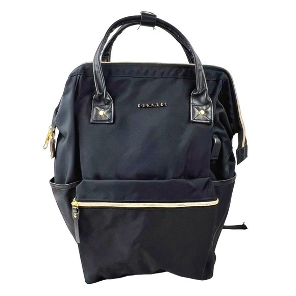 Kroser Laptop Backpack USB Charging Port Multi Pockets Travel School Black Nylon - Picture 1 of 16